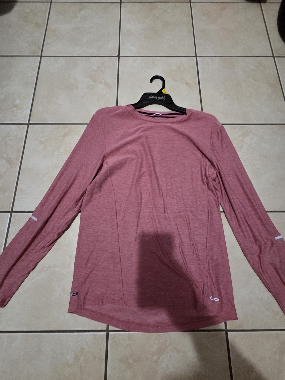 Men's Long Sleeve Performance Tee - Dusty Rose